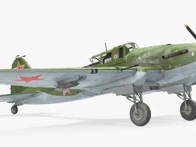  Ilyushin Il-2 Sturmovik Aircraft 