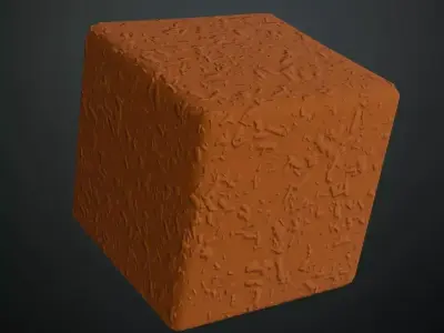 Terracotta Clay Mud with Organic Debris PBR Seamless Texture
