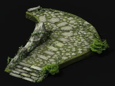 New Village - Pavement 3D model