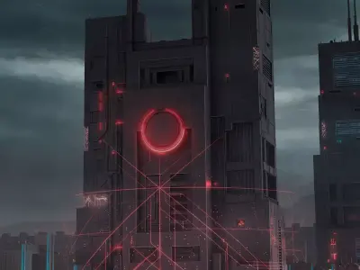 Anime Inspired Building Pack 3D model