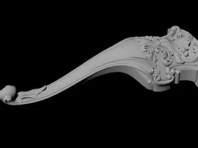 leg High quality 3d models for processing on a cnc machine 3D model 29