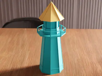 Lighthouse STL File - 176 3D print model