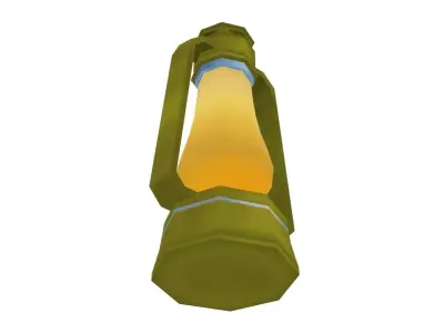 Oil Lantern - Hand Painted 3D model