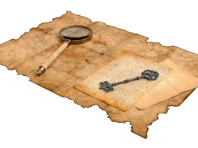 Ancient Treasure Hunter Kit 3D model