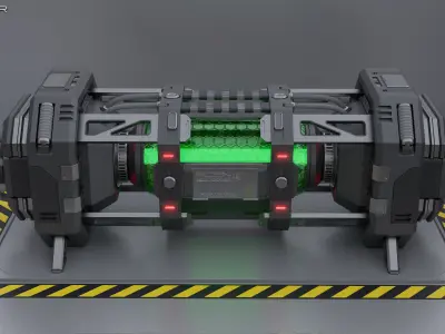 Sci-Fi Device 3D model