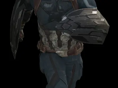 Captain America - Nomad -Steve Rogers from Avengers Infinity War 3D model