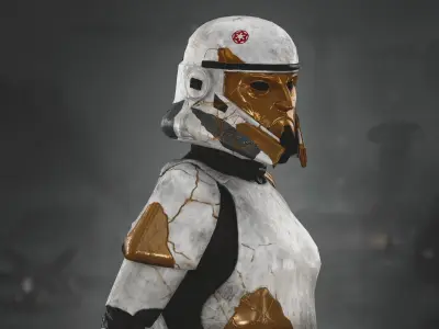 Enoch Low-poly 3D model