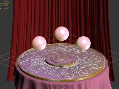 Disney main city - Crystal Ball 03 3D model