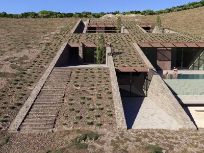 Ncaved House MOLD Architects 3D model