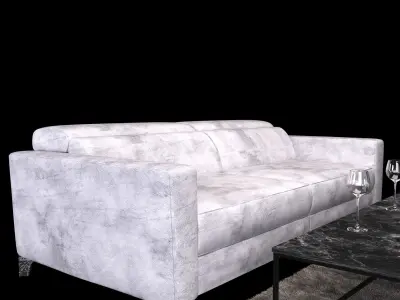 Sofa Natuzzi Volo 2821  3D model