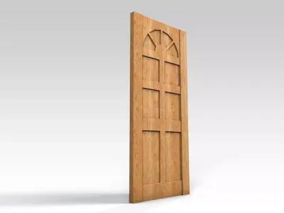 Entrance door - no window Free 3D model