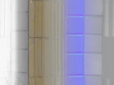  Texture PBR Concrete 02 - Guiding Block - 4K Scanned Texture