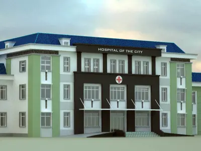 Hospital 01 3D model