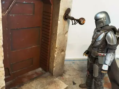 STL FILES 1 12 Scale Imperial Hideout Enterence Diorama 3D print model