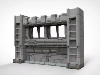 Sci Fi Modular Environment 5 3D model