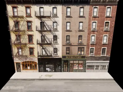 New York Facade 3D model