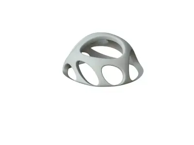 SciFi Cube Object No 57499 Low Poly Shape Low-poly 3D model