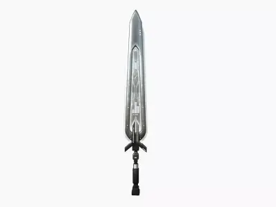 SciFi Sword B10 Metal - Sci Fi Weapon Design Low-poly 3D model