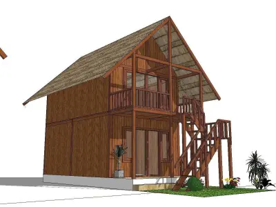 Creative Design-Holiday Cabin-051 3D model