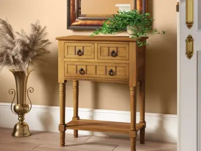 Foshee Buffet Sideboard Console Table - 5 color 3D model