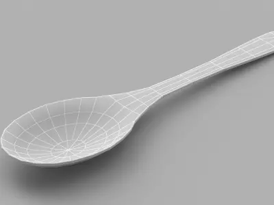 Wooden Kitchenware Collection 3D model