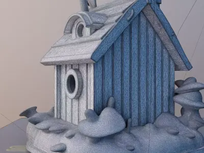 Cottage Haven 3D Printable Small House Model 3D print model