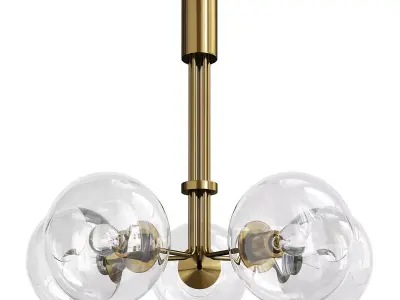 Mitzi Margot Chandelier Low-poly 3D model