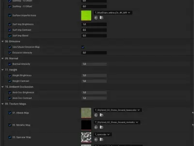 Game Ready PBR Stylized FloorAndWalls Materials Pack Texture