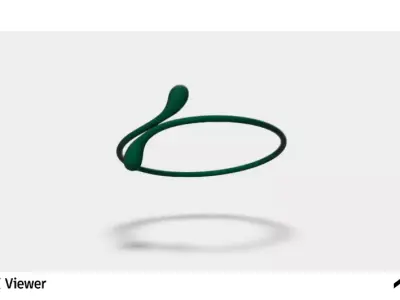 The Serpentine Loop 3D print model