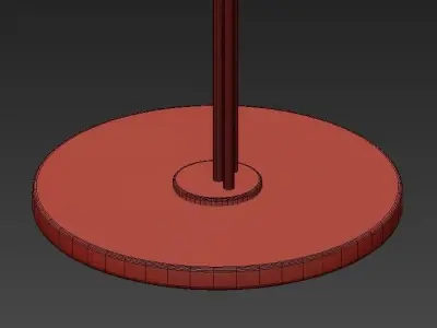 Delightfull person floor lamp 3D model