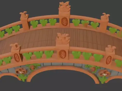 Bridge 3d model 3D model