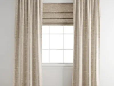 Curtain 374 3D model