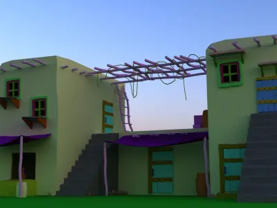 old Arabic house 3D model