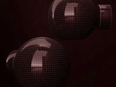 Giopato and Coombes Bolle wall light 1 lamp 3D model