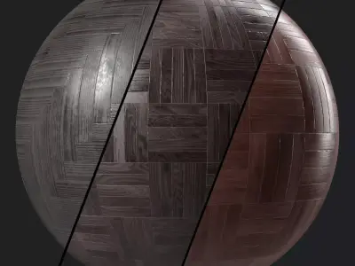 Parquet Materials 41- Parquet By Old Wood - Seamless PBR 4k Texture