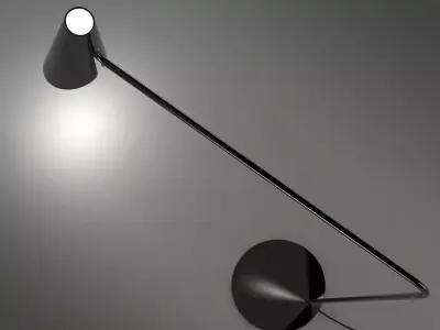 ICono wall lamp with light 3D model