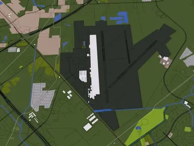 Houston City USA Low-poly 3D model