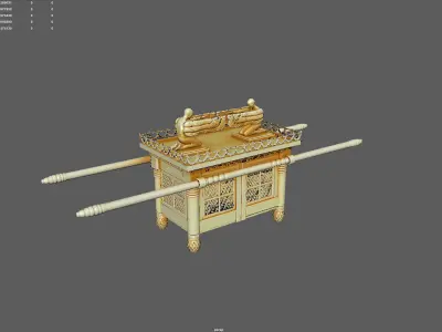 The Ark of the Covenant - High-Quality 3D Model 3D model