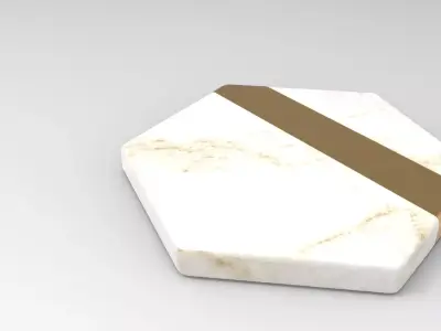 Nea Drink Coaster Low-poly 3D model