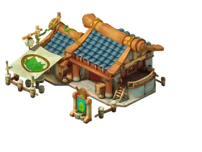 tea house 3D model