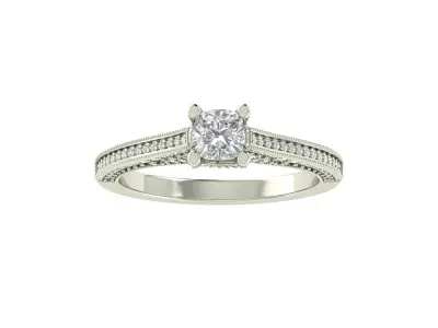 Women Ring  Render 3dm STL OBJ FBX TXT Details 3D print model 10