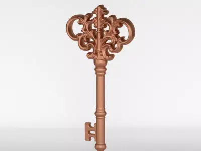 A key 3D print model