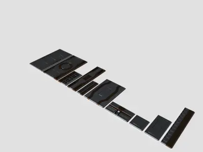 Sci Fi Panels Pack 3D model