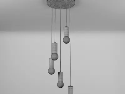 Channing Pendant light 3D model
