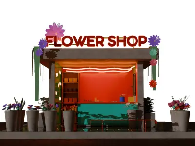 mini market 3D model