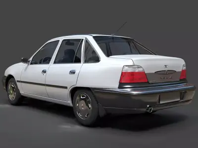 Daewoo Nexia Cielo  Detailed High-Poly 3D Model 3D model