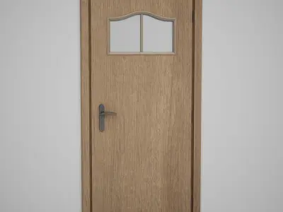 CGAxis Door 3D model
