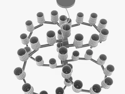 Italamp Artu chandelier 3D model