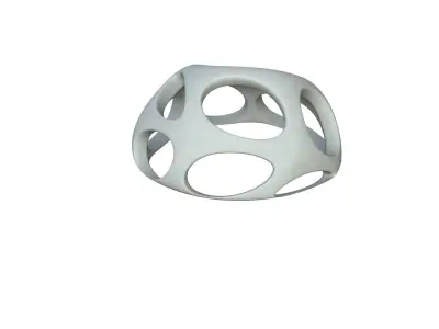 SciFi Cube Object No 54826 Low Poly Shape Low-poly 3D model