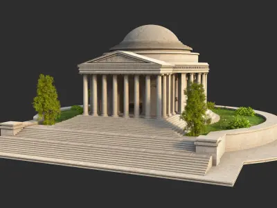 Jefferson Memorial 3D model